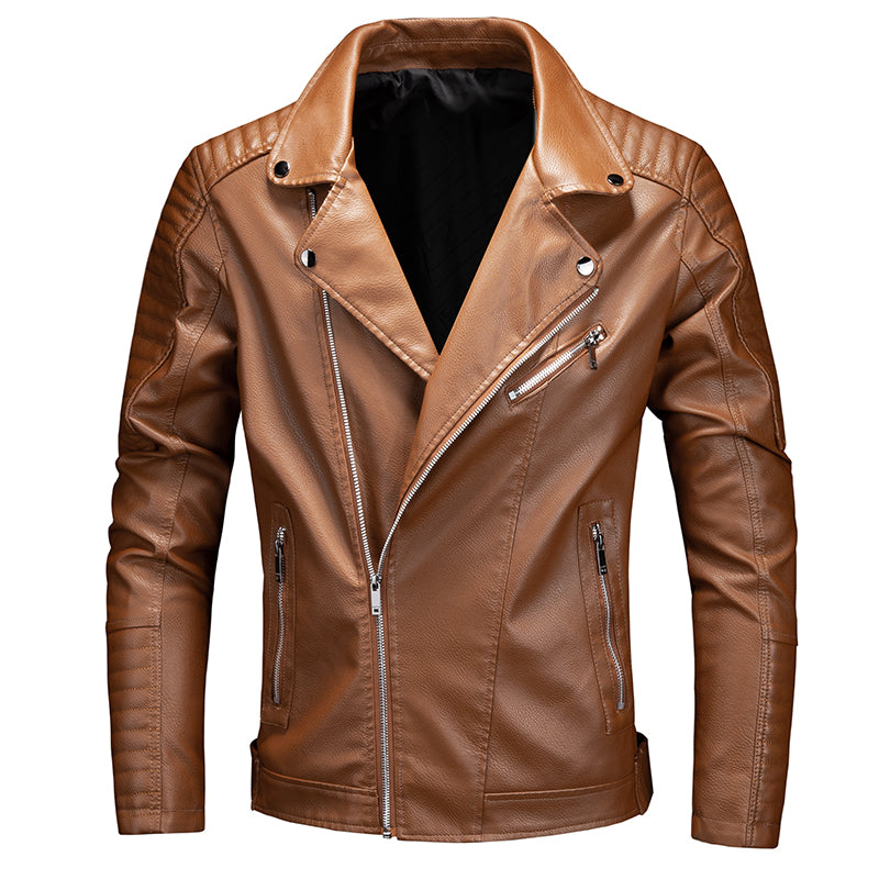 Zaee motorbike Jacket-Zaee collection-S-Brown-Zaee collection