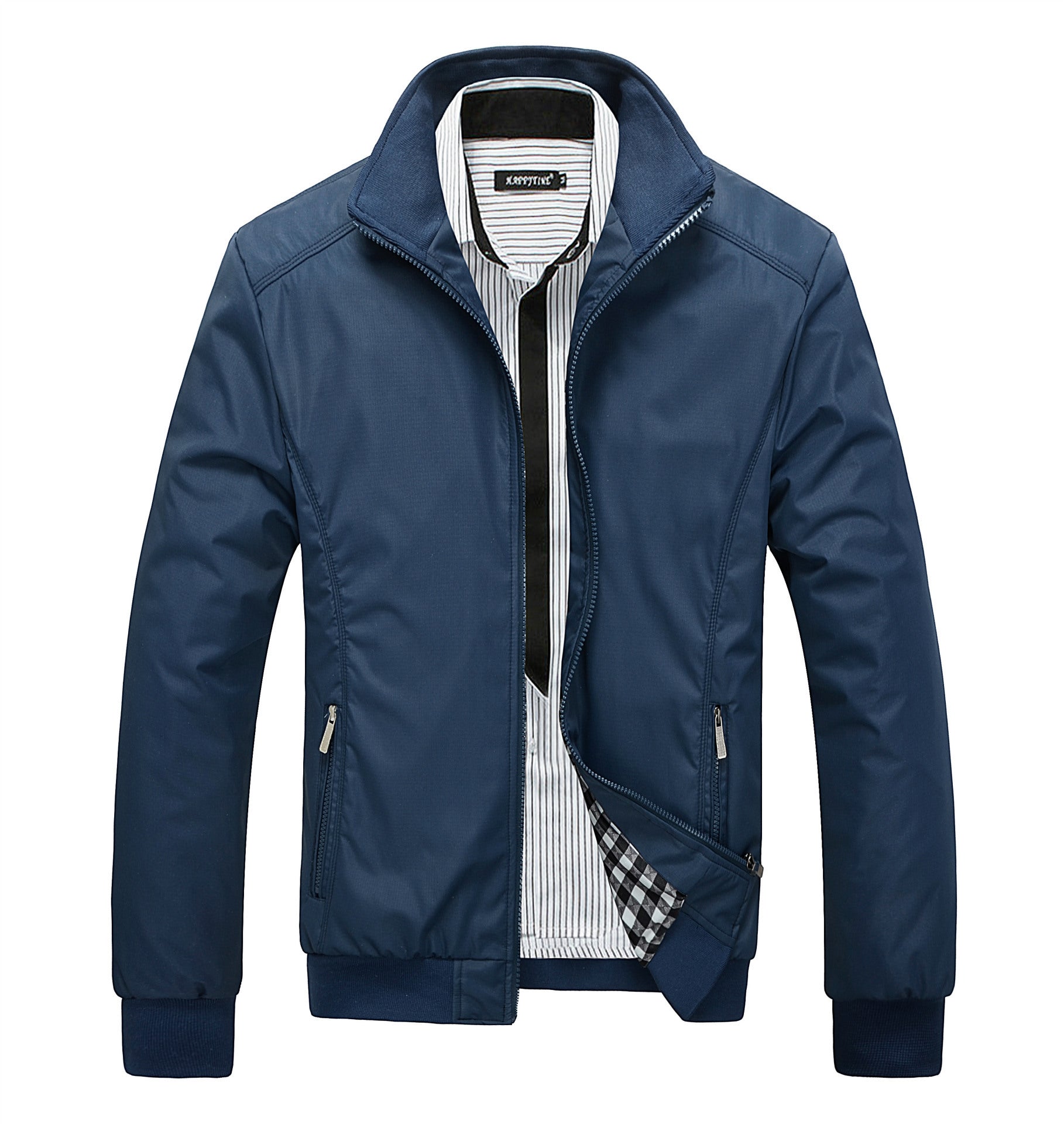 Zaee Casual Jacket-Zaee collection-6XL-Navy-Zaee collection