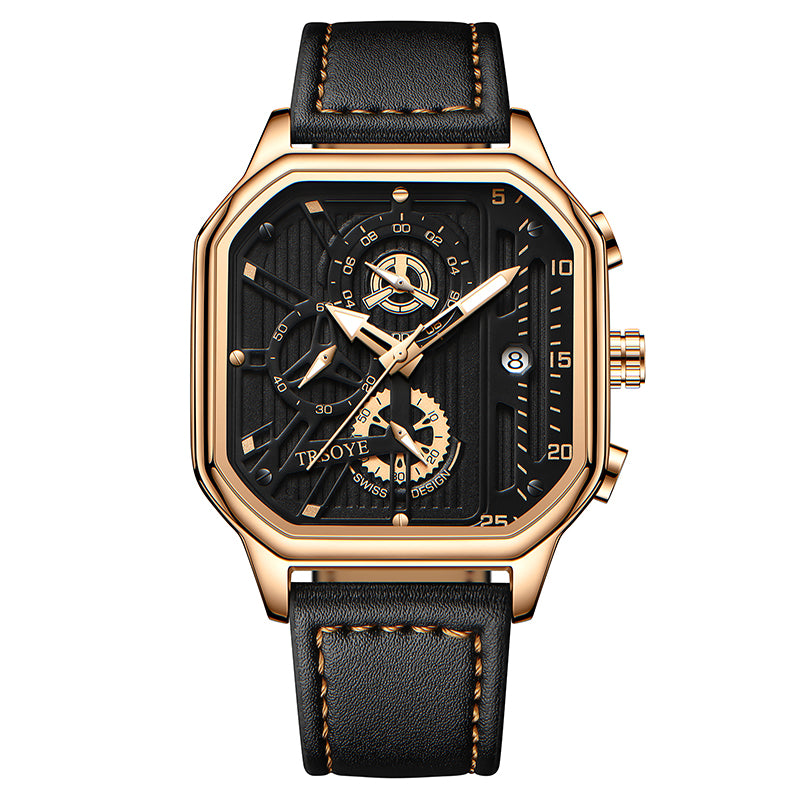 Zaee High-Graded Square Watch-Zaee collection-Gold-Zaee collection