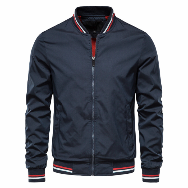 Zaee Bomber Jacket-Zaee collection-M-NAVY-Zaee collection