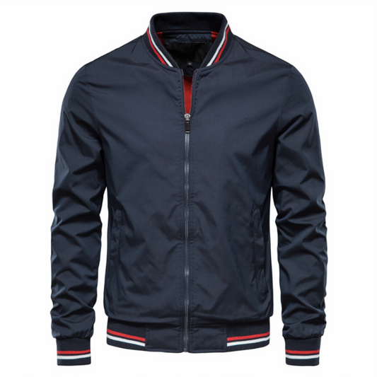 Zaee Bomber Jacket-Zaee collection-M-NAVY-Zaee collection